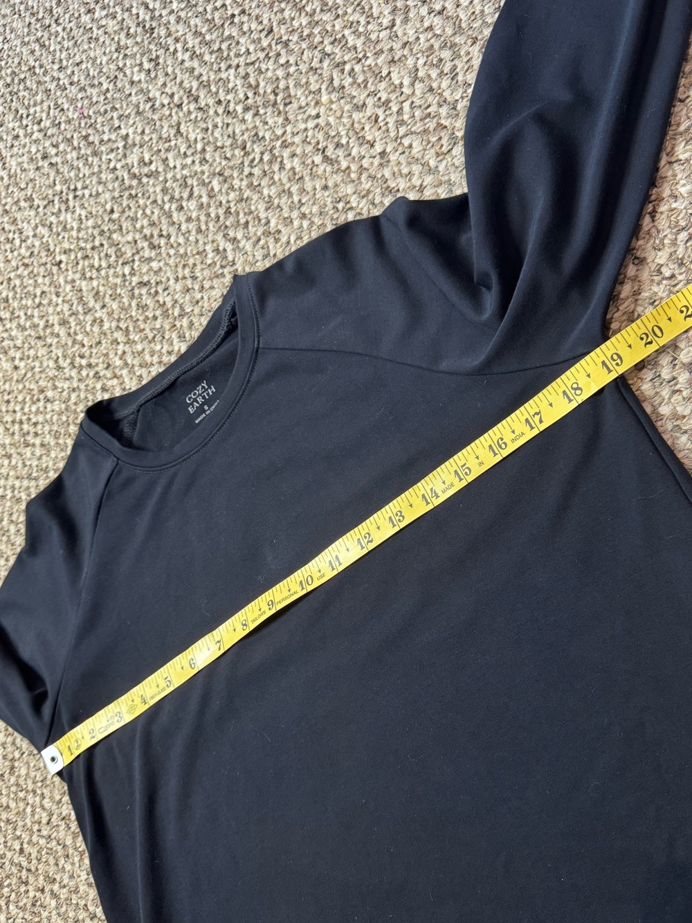 Cozy Earth Brushed Bamboo Pullover Crew size S - Picture 9 of 11